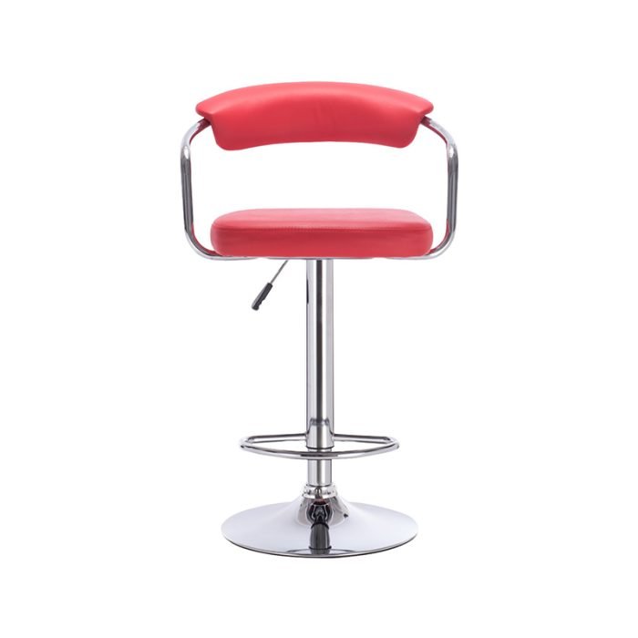Tabouret rouge de 53 cm de hauteur