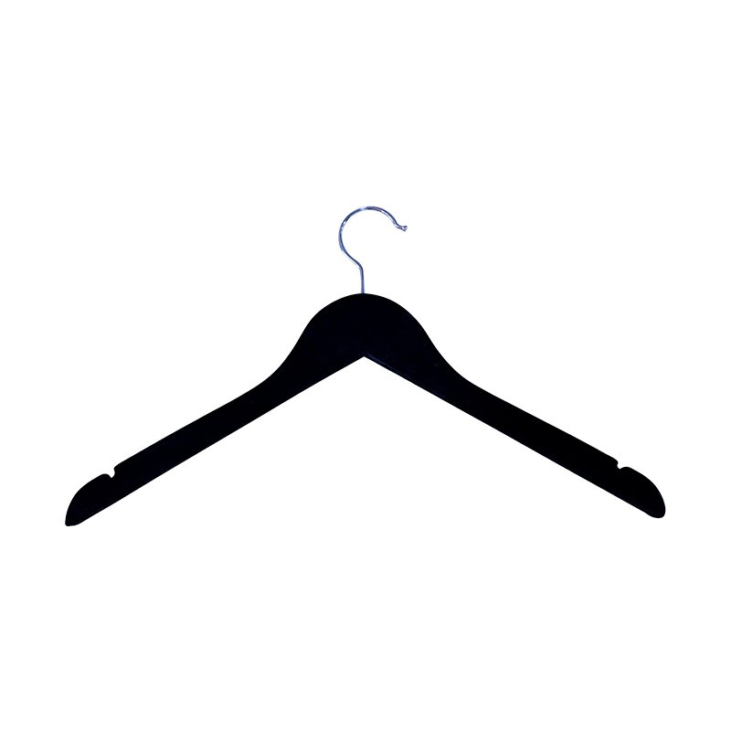 Cintre_Simpl_en_velour_45_cm_100_pièces_Noir_diffusion_bbl Cintre Simple en velours 45 cm - 100 pièces - Noir