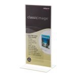 Porte Affiche 1/3 A4 en L Portrait – 12 pcs