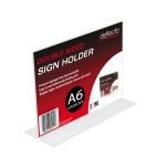 Porte Affiche A6 en T Paysage – 12 pcs