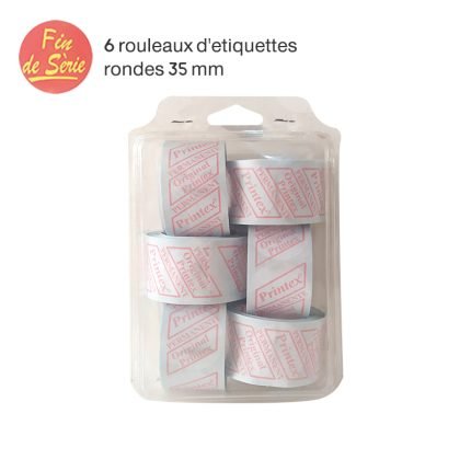 Rouleaux d’étiquettes – Fin de série