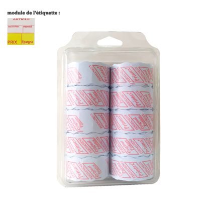 Rouleaux d’étiquettes 37×36 – 2 Modèles