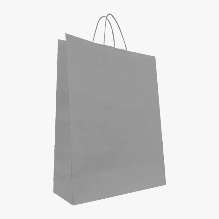 Sac en kraft argent 46 x 49 x 16 cm - Lot de 200