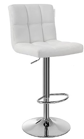 Tabouret blanc élégant