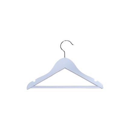 Cintre en bois blanc de 30 cm - 100 pièces