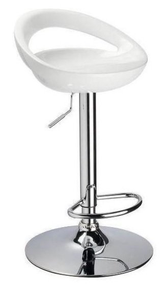 Tabouret blanc au design moderne