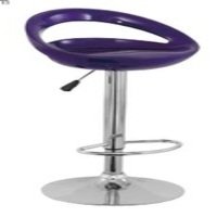 Tabouret noir au design moderne