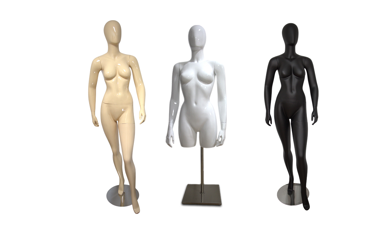 Mannequins femmes en Diffusion BBL