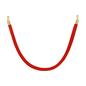Corde poteau de guidage dorée -Longueur 1,5 m