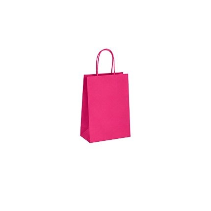 Sac en Kraft 18 x 24 x 8 cm - 450 sacs - Fushia