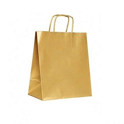 Sac en Kraft 32 x 41 x 12 cm - 250 sacs - Doré