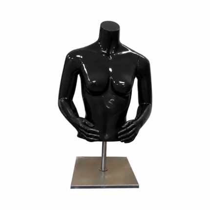 Buste BBL NY BFB-NB-BF01H - noir brillant sur fond blanc