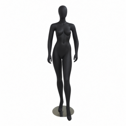 Mannequin BBL NY MFNF-N-F401 - noir mat sur fond blanc
