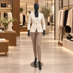 Mannequin BBL NY MFNF-N-F401 - noir mat - mise en scène prêt-à-porter en boutique