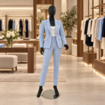 Mannequin BBL NY MFNF-N-F402 - noir mat - mise en scène prêt-à-porter en boutique
