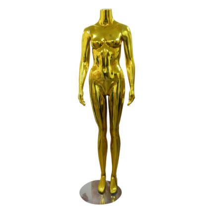 Mannequin femme sans tête pour vitrine