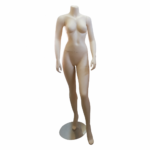 Mannequin femme sans tête pour vitrine – couleur chair, finition mate