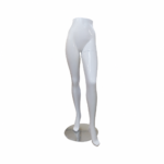 Présentoir mannequin femme pour pantalons – blanc, finition brillante